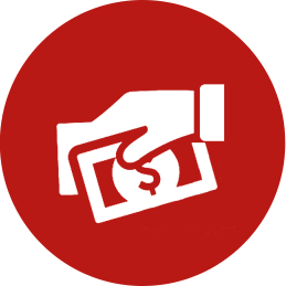 Money in Hand icon